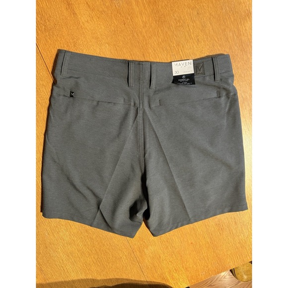 Maven Co Shorts Mens 30 Gray 7" Inseam NWT Quick Dry Stretch Golf Casual - Picture 8 of 11
